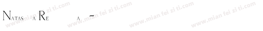 Natasha Regular字体转换